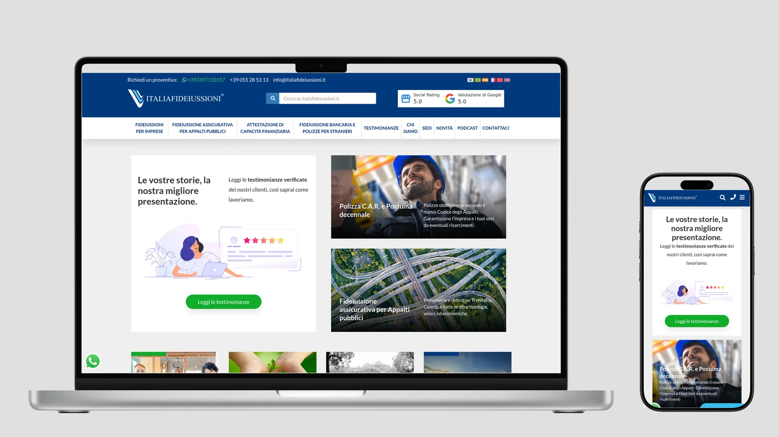 Italia Fideiussioni mockup