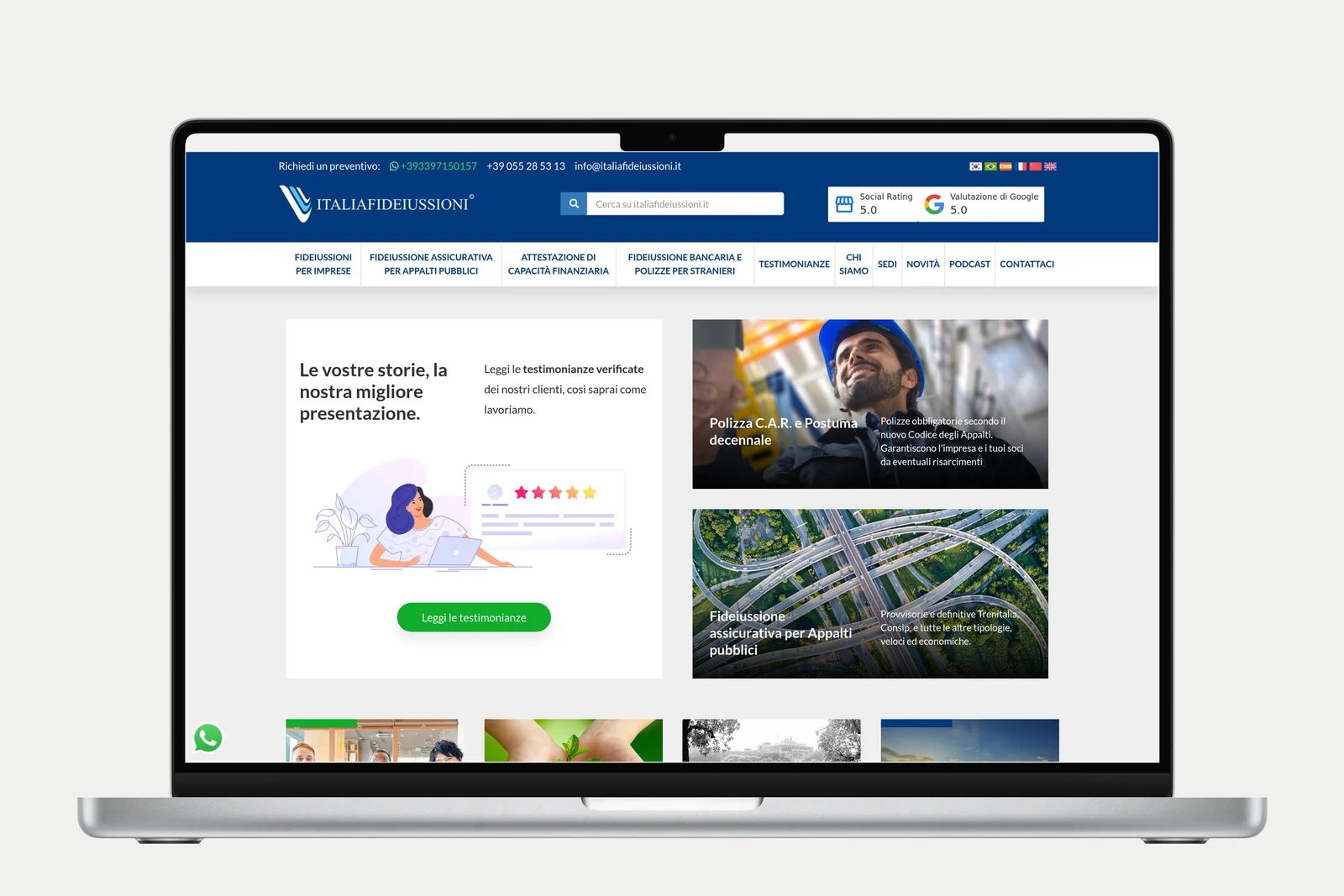 Italia Fideiussioni mockup