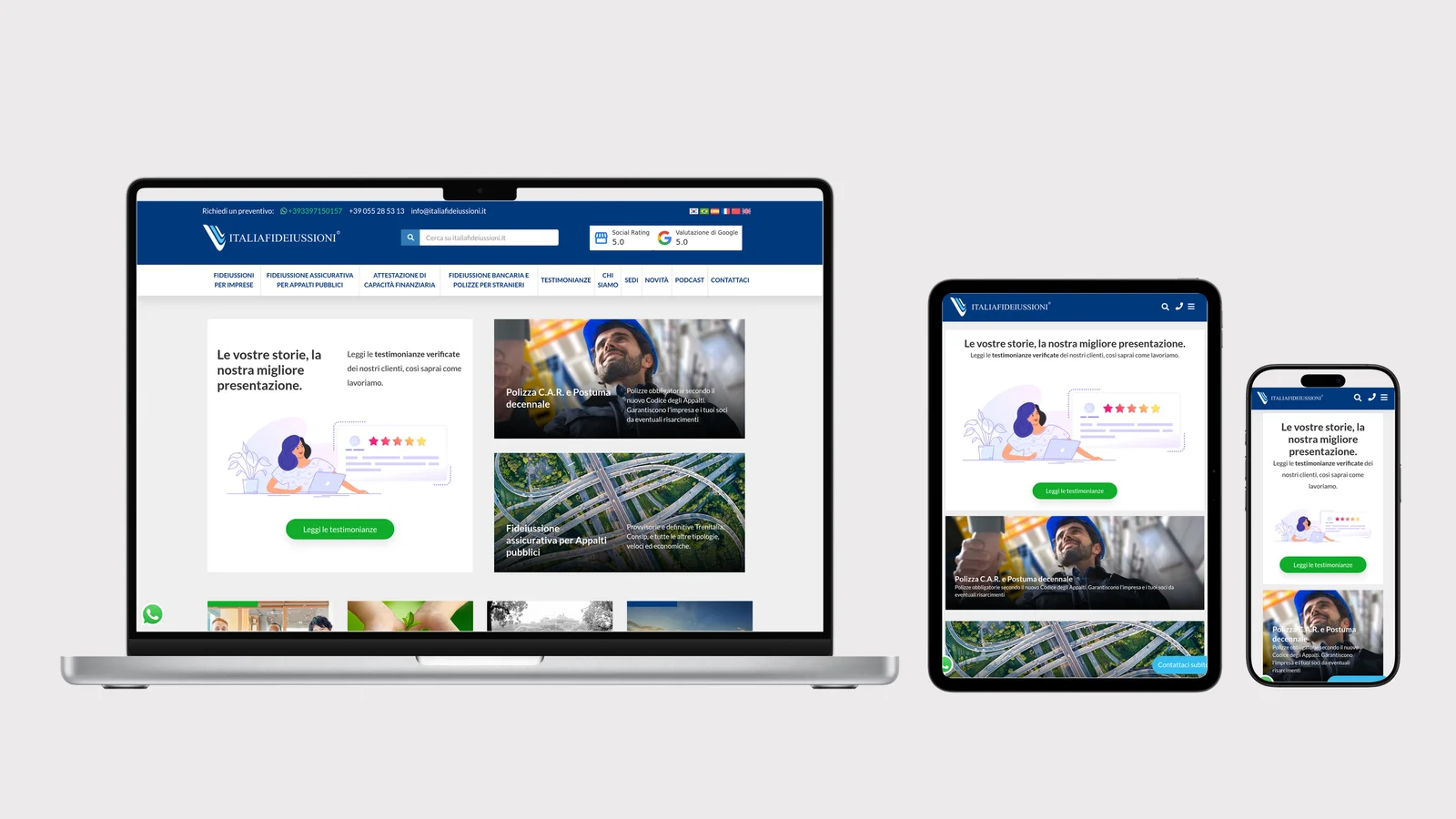 Italia Fideiussioni mockup